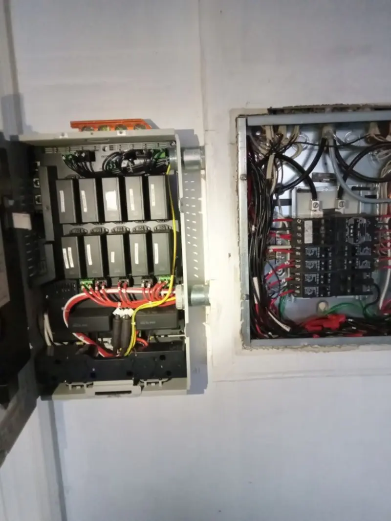 Electrical panel upgrade completed for Indoor Lighting Installation in Evans